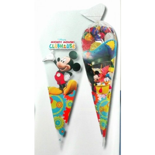 $D 10X1 BOLSA CONO GIGANTE MICKEY CLUB