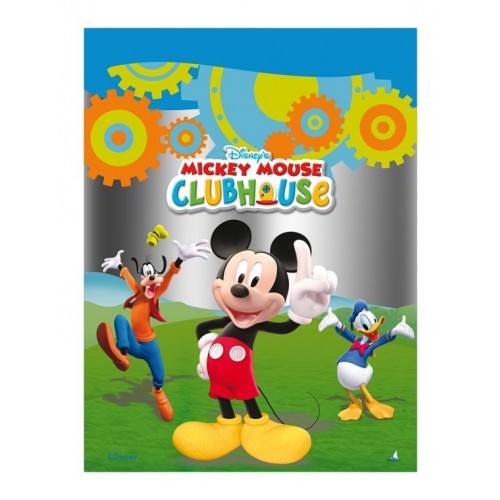 $D  BOLSA RECT. METALIZADA MICKEY 30X40