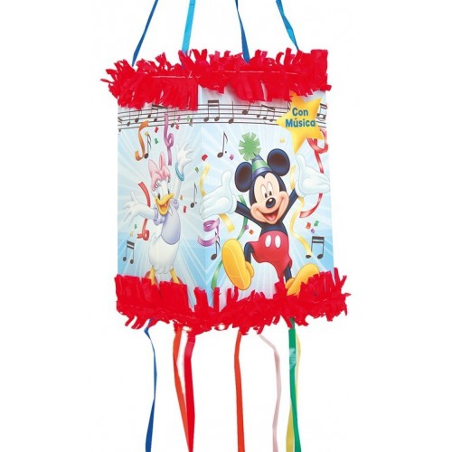 $D  PIÑATA VIÑETA C/MUSIC MICKEY MINNIE