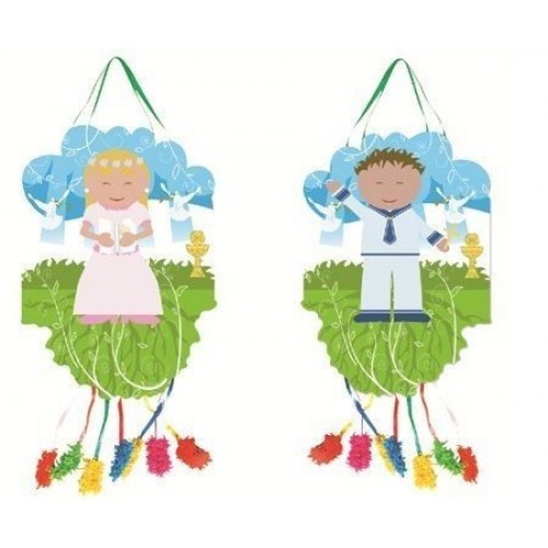 PIÑATA COMUNION PALOMA NIÑOS 33X46CM