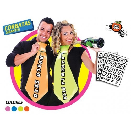 CORBATA GIGANTE PERSONALIZABLE