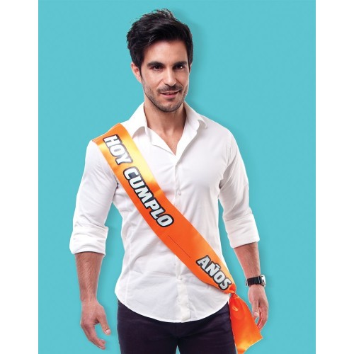 BANDA HOY CUMPLO AÑOS PERSONALIZABLE