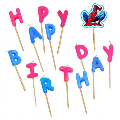 $E VELA HAPPY BIRTHDAY SPIDERMAN