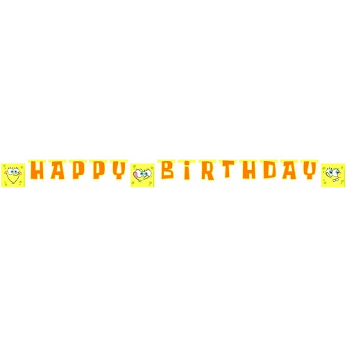 GUIRNALDA HAPPY BIRTHDAY BOB ESPONJA