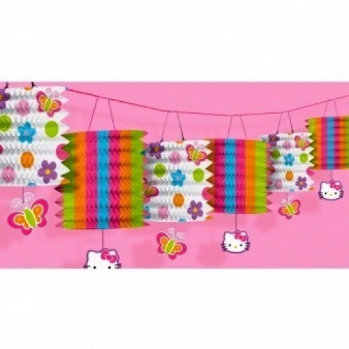 GUIRNALDA FAROLILLO HELLO KITTY MARIPOSA