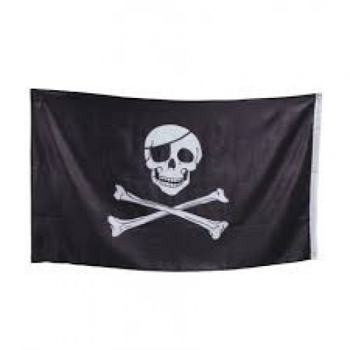 $D BANDERA TELA PIRATA 90X150CM