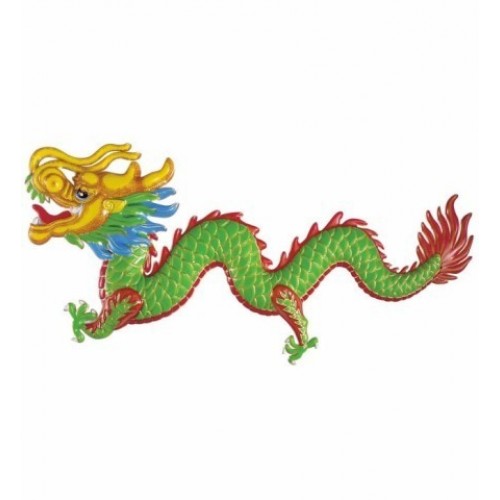 COLGANTE SILUETA DRAGON ORIENTAL 100CM