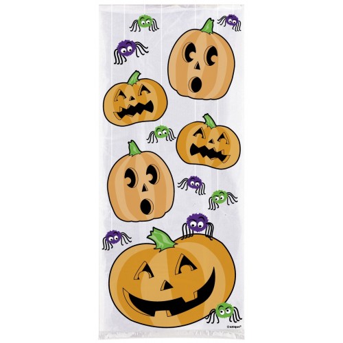 PAQ.20/U BOLSA CALABAZA C/CIERRE 13X29CM