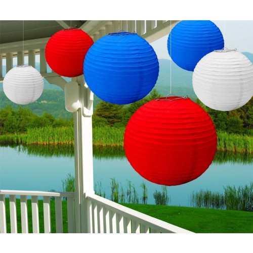 PAQ.6/U FAROL ROJO/AZUL/BLANCO
