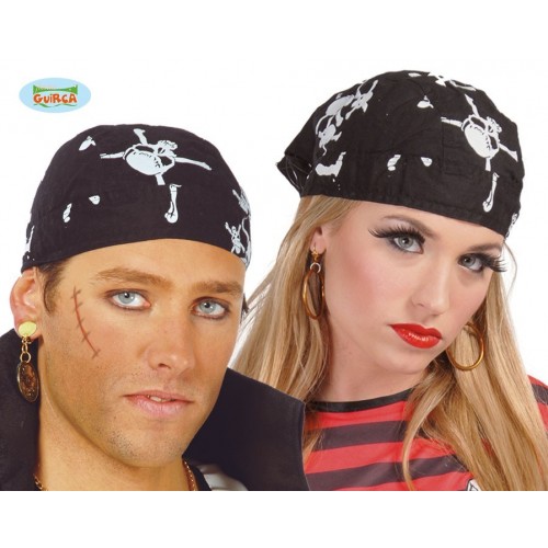 PAÑUELO TELA PIRATA CALAVERA