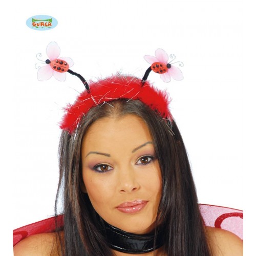 $D DIADEMA MARIQUITA MARABU ROJO