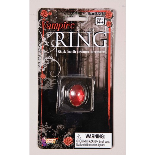 ANILLO PIEDRA ROJA VAMPIRO