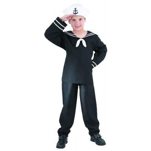DISFRAZ MARINERO AZUL MARINO T-L