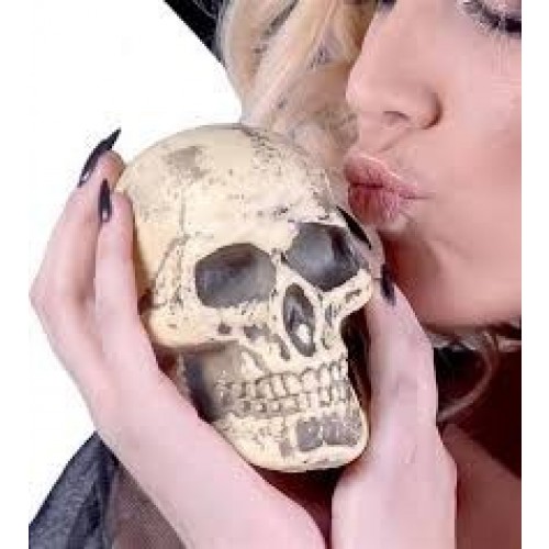 $D CALAVERA PLASTICO 12CM