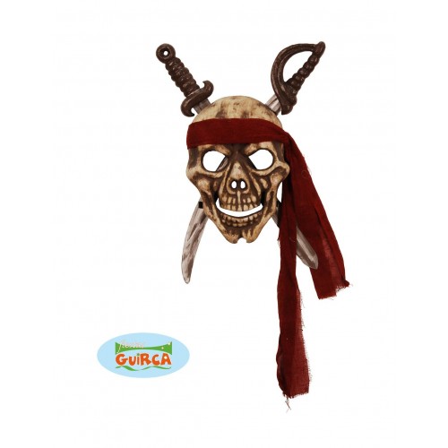 $D PLAFON PARED CALAVERA PIRATA ESPADA