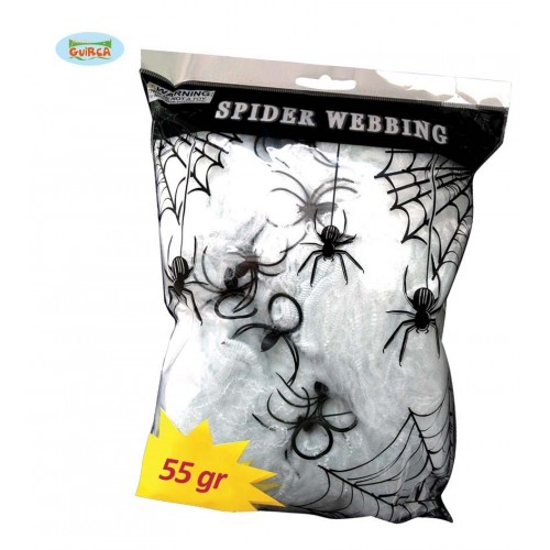 $D  TELARAÑA BLANCA EFECTO FLUORESCENTE