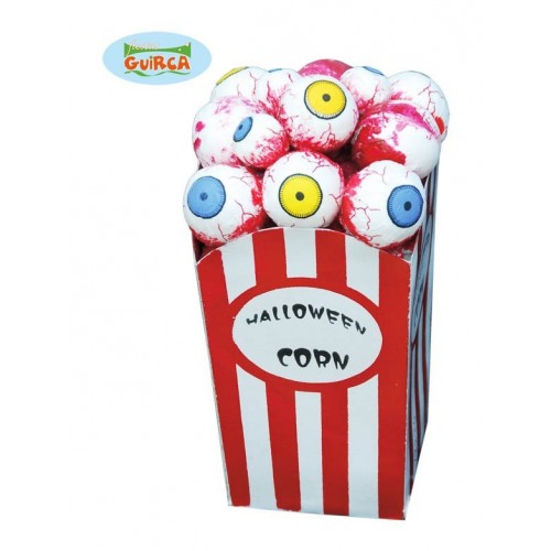 $D CAJA PALOMITA OJOS HALLOWEEN