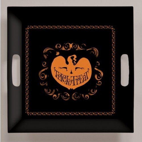 BANDEJA CUADRADA HALLOWEEN 26X26CM