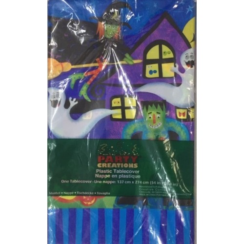 MANTEL PLAST CASA FANTASMA 137X274CM