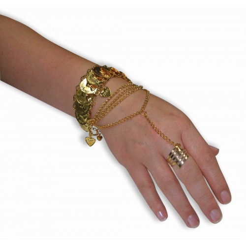 PULSERA ANILLO MONEDAS PRINCESA ARABE