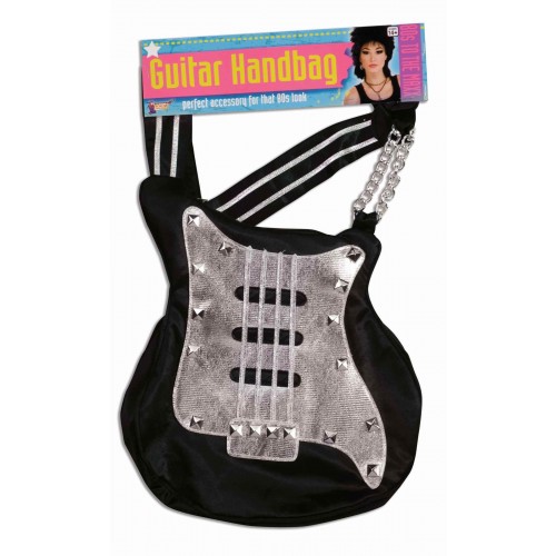 BOLSO AÑO 80 FORMA GUITARRA ROCKROLL