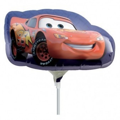 GLOBO 9" PALO FOIL FORMA COCHE CARS