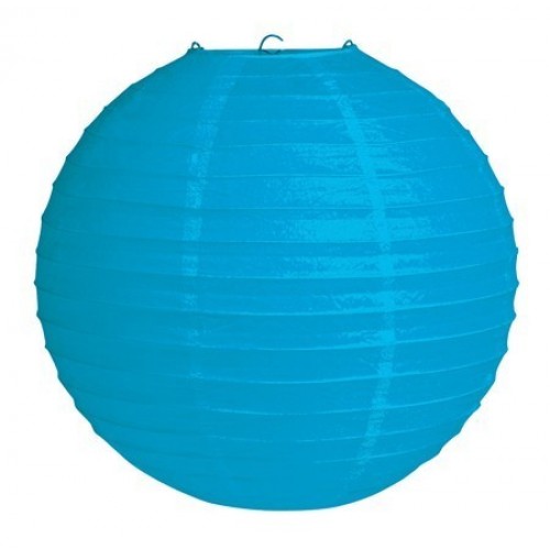   FAROL REDONDO TURQUESA 30,48CM