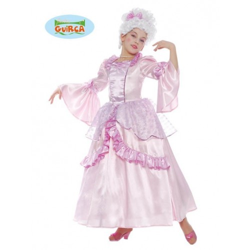 $DDISFRAZ 7A9AÑOS MARQUESA ROSA/LILA