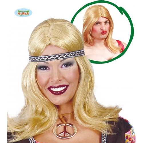 $D PELUCA CHICA GLAMOUR LARGA RUBIA