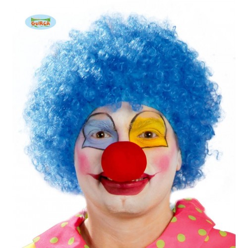   PELUCA PAYASO AZUL