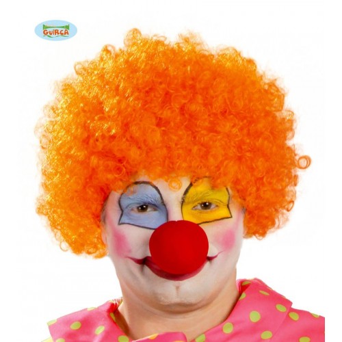    PELUCA PAYASO NARANJA