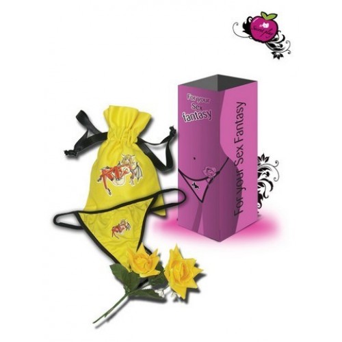 CAJA FLOR ROSA C/TANGA