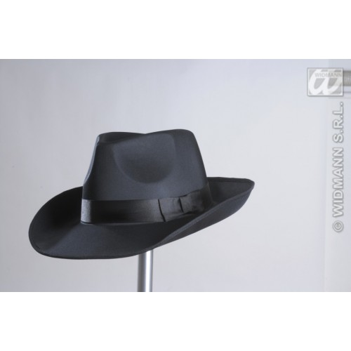   SOMBRERO GANSTER RASO NEGRO