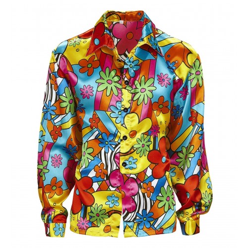 CAMISA ADULTO T-L FLOWER POWER