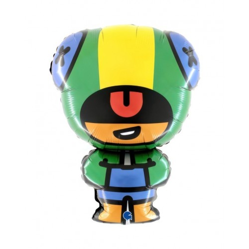 GLOBO 23" FOIL LEON BRAWL STARS