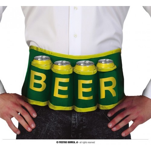 CINTURON PORTA CERVEZAS BEER