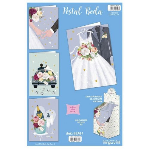 TARJETA BODA SURTIDAS  