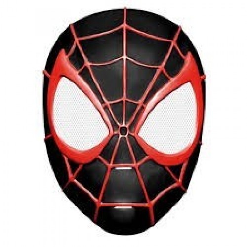 MASCARA NEGRA INFANTIL SPIDERMAN