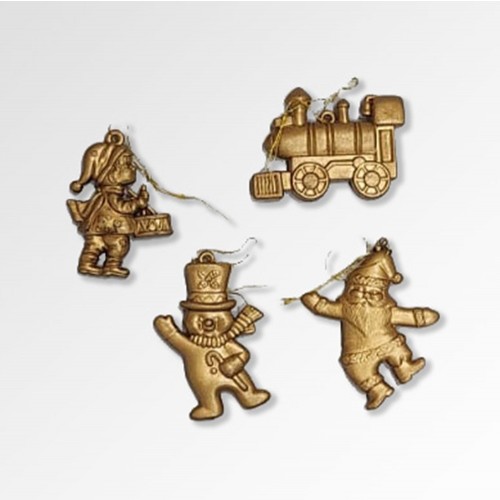 SET 4 COLGANTES DECORATIVOS