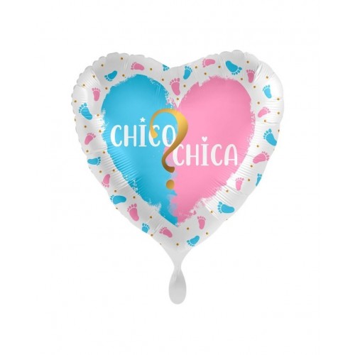 GLOBO 17" FOIL CORAZON CHICO O CHICA