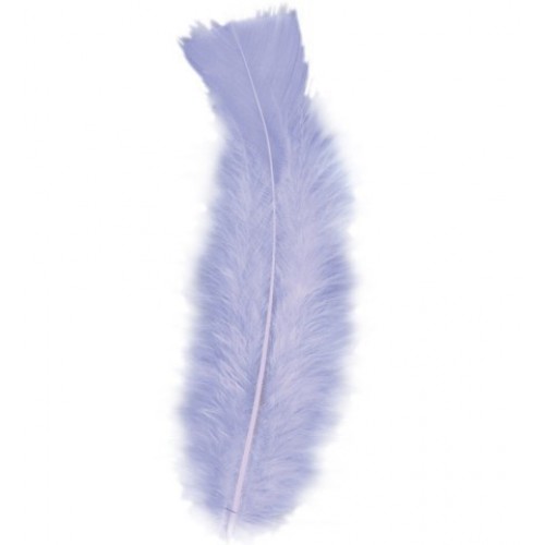   50 PLUMAS VIOLETA APROX. 10CM