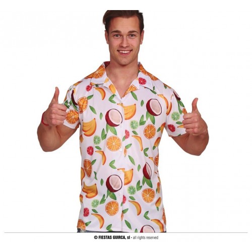 CAMISA T-M HAWAIANA FRUTA