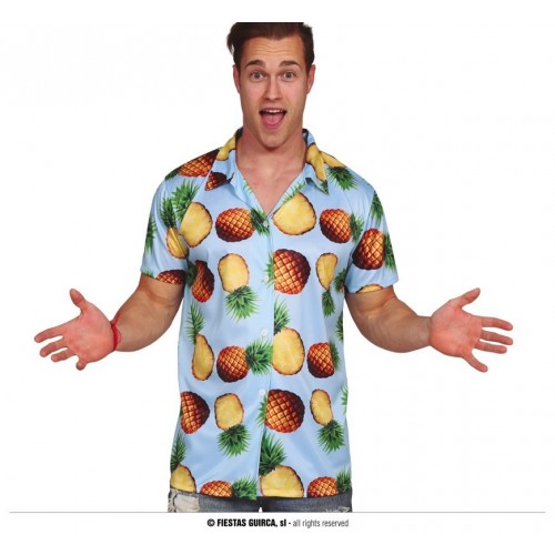 CAMISA T-M HAWAIANA PIÑA