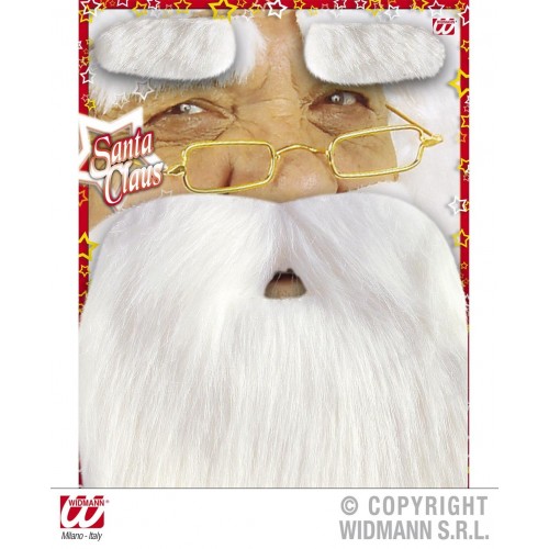   BARBA CEJAS BLANCA PAPA NOEL