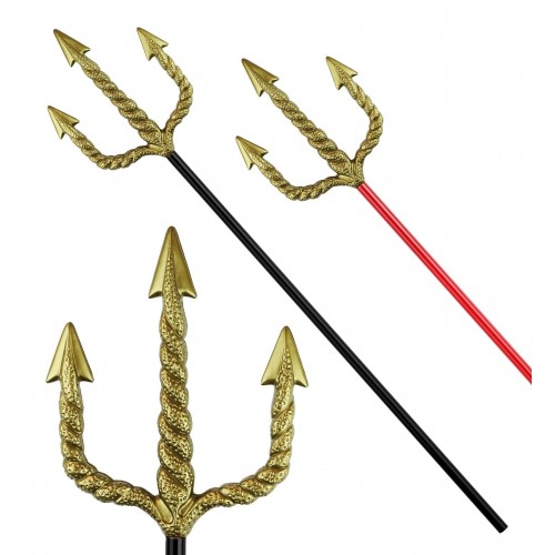   TRIDENTE NEPTUNO ORO 1,20MT