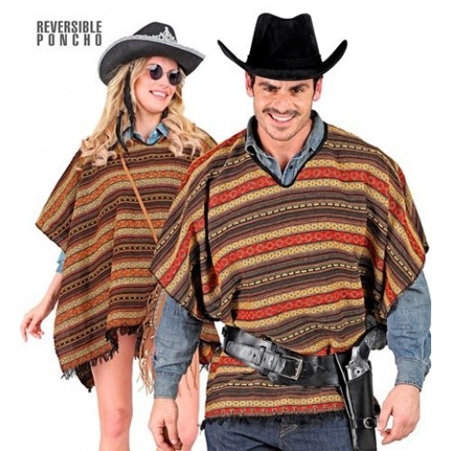  PONCHO T-UNICA REVERSIBLE