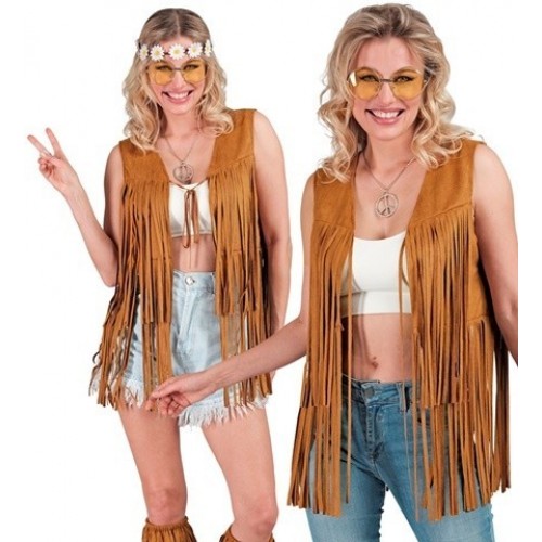  CHALECO T-S/M FLECO HIPPIE