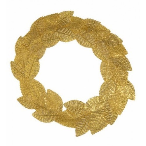   CORONA LAUREL ORO METAL
