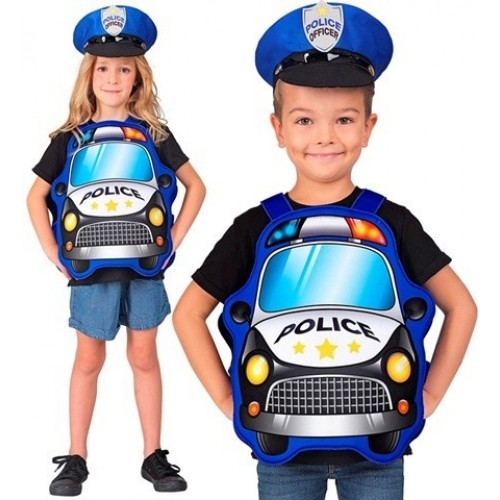 DISFRAZ 3A5AÑOS VEHICULO POLICIA