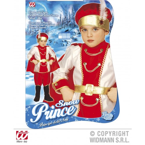 $DDISFRAZ 3A4/4A5 AÑOS PRINCIPE ROJO